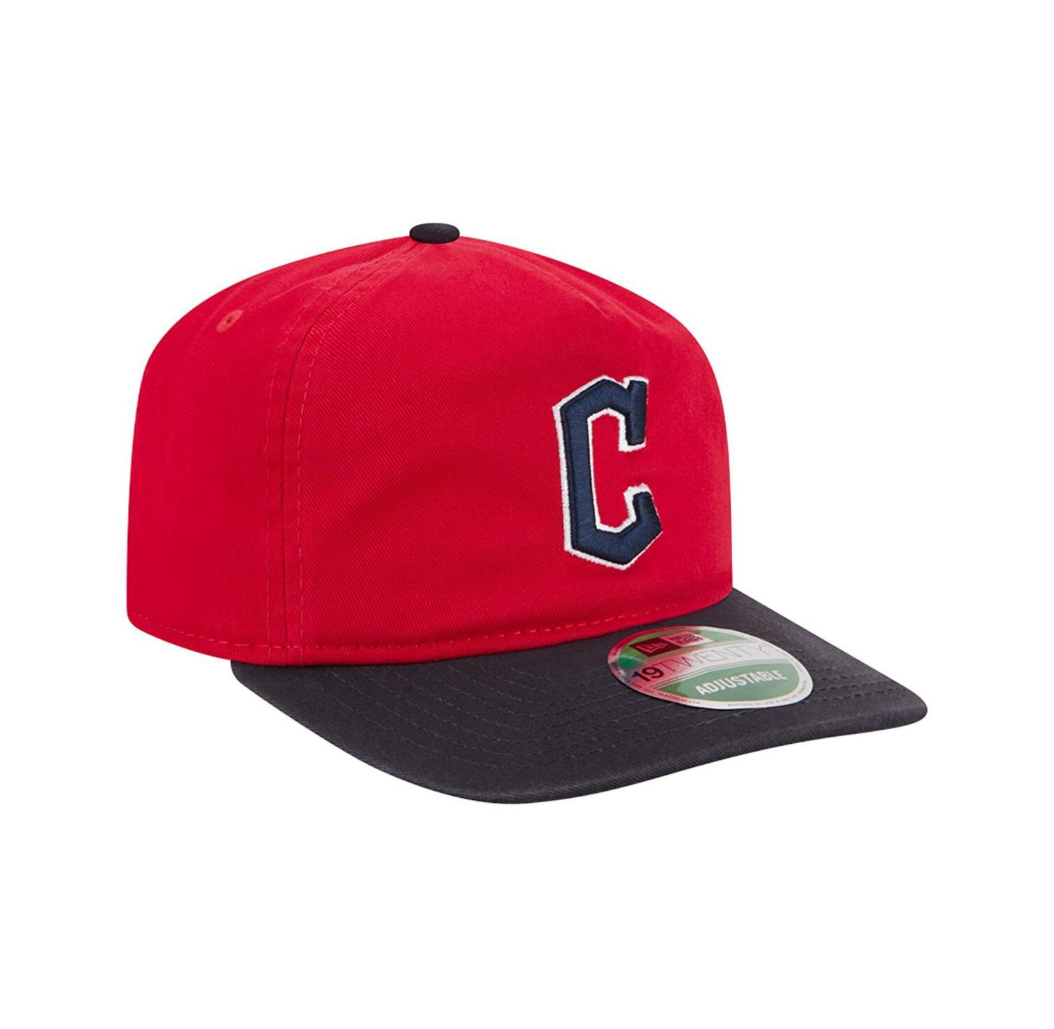 Men's Red Cleveland Guardians Team 19TWENTY Adjustable Hat