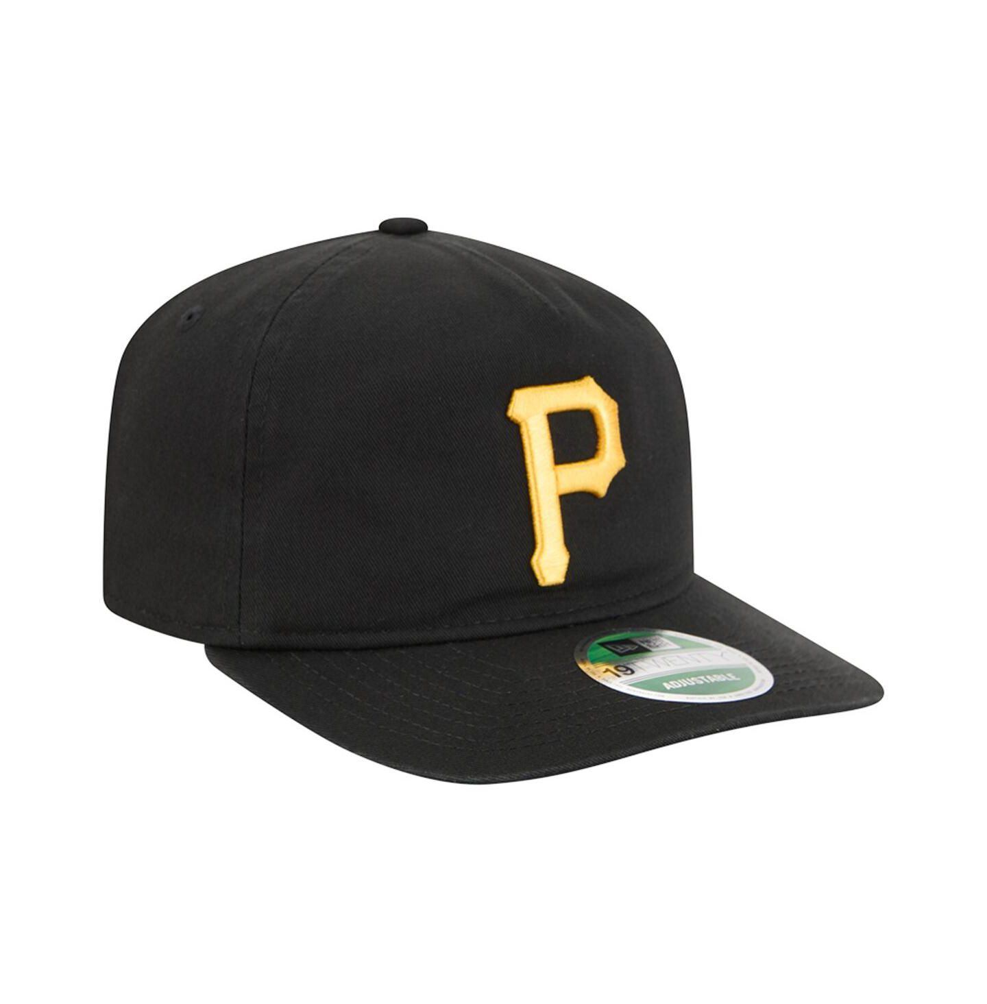 Мужская кепка New Era Black Pittsburgh Pirates Team 19TWENTY Adjustable Hat — фото 4