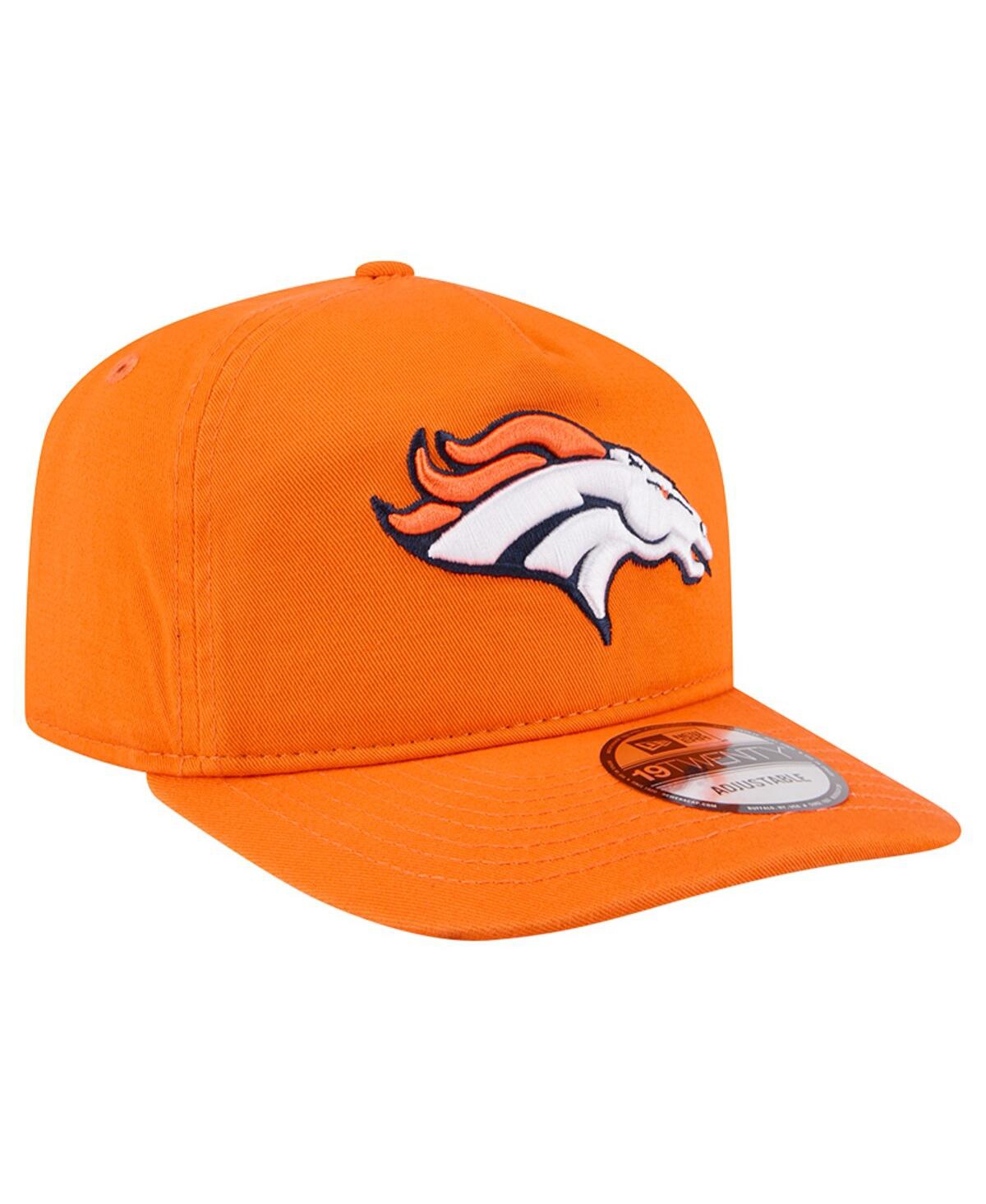 New Era Men'sâ Orange Denver Broncos Team 19twenty Adjustable Hat In Orange