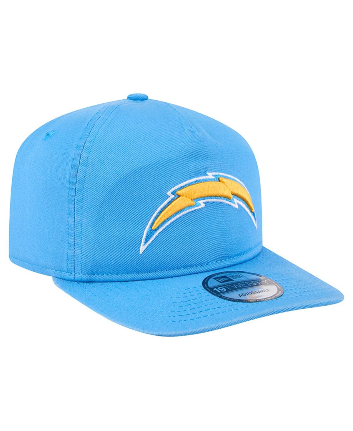 New Era Men'sâ Powder Blue Los Angeles Chargers Team 19twenty Adjustable Hat In Brown