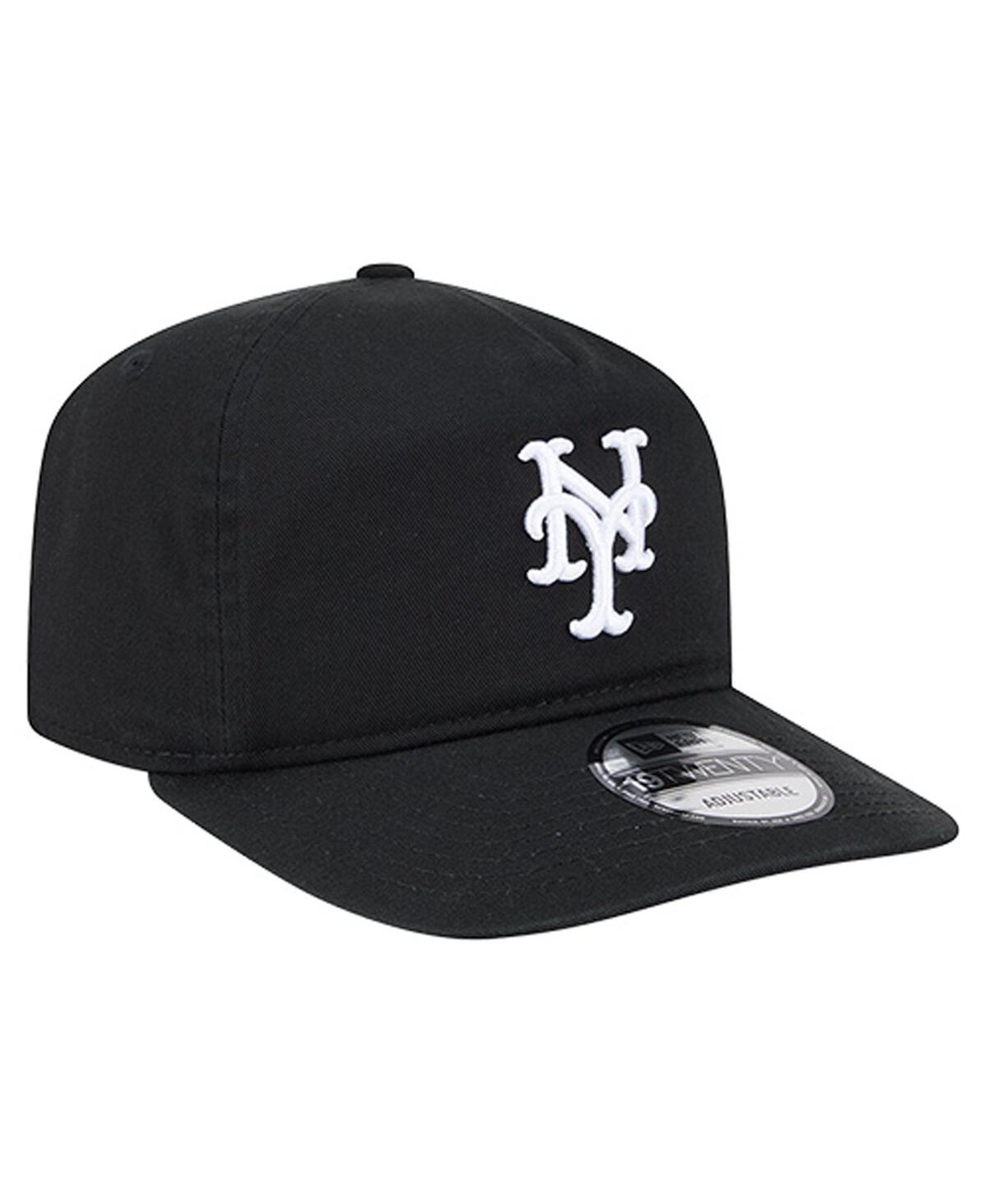 New Era Men's Black/white New York Mets 19twenty Adjustable Hat In Brown