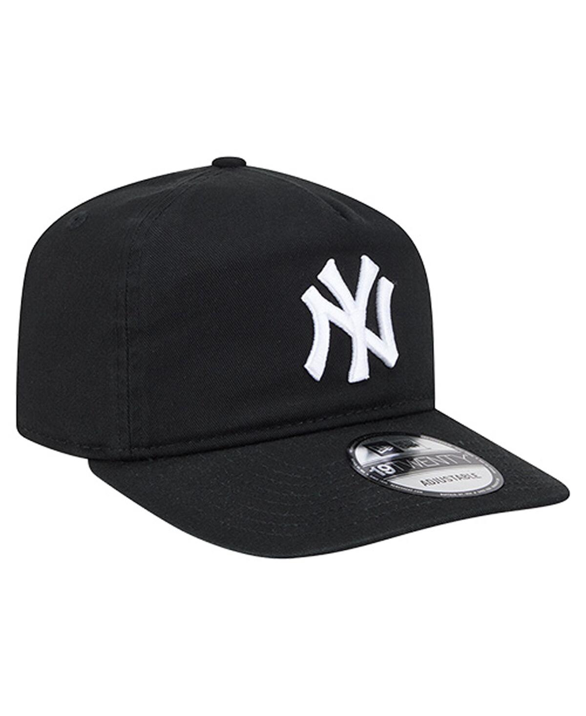 New Era Men's Black/White New York Yankees 19TWENTY Adjustable Hat