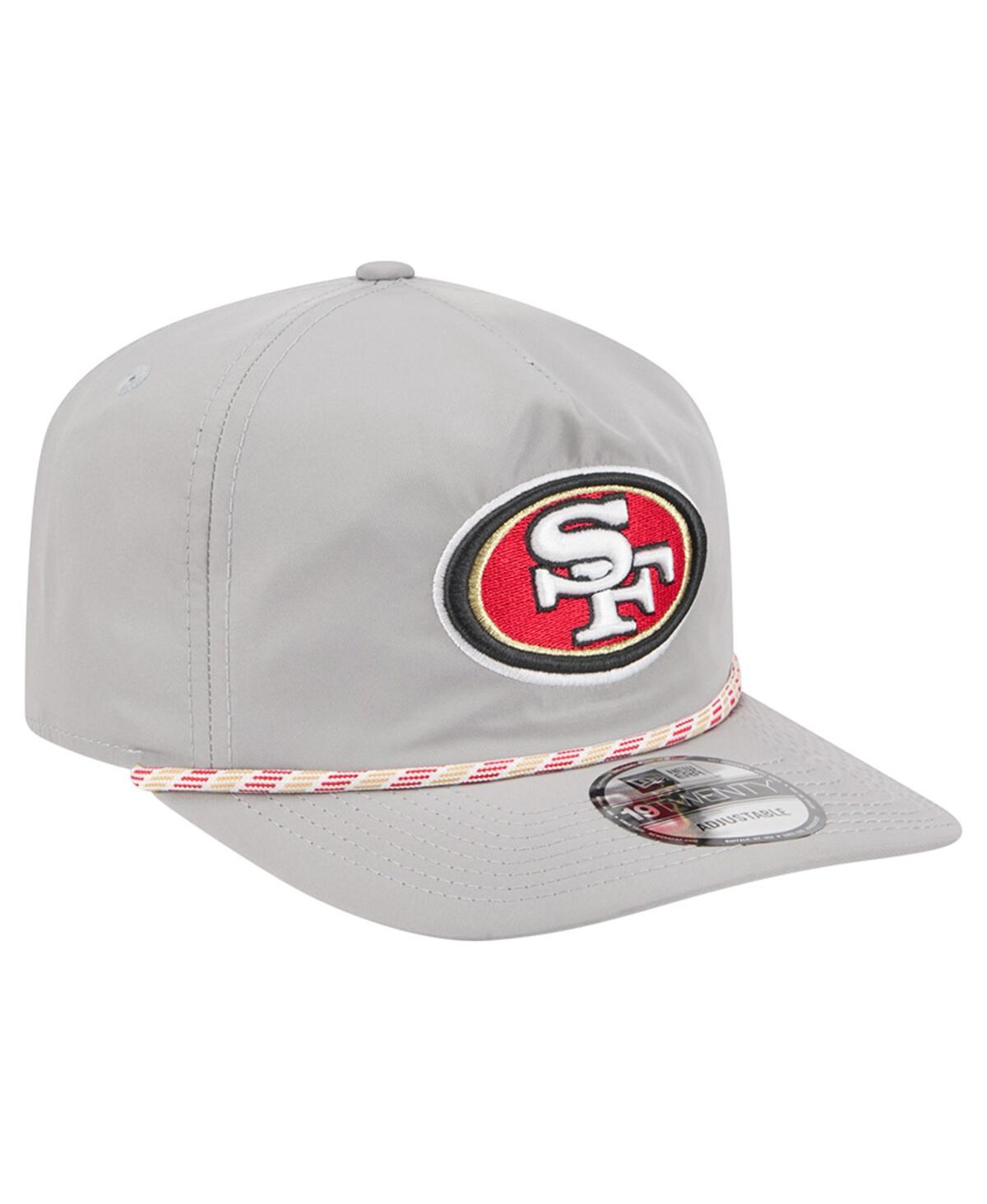 New Era Men'sâ Gray San Francisco 49ers Rope 19twenty Hat In Brown