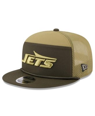 Men's Dark Green New York Jets 2025 Salute to Service Split Panel 9FIFTY Snapback Hat