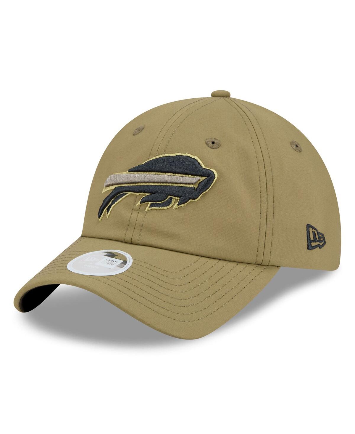 New Era Women's Green Buffalo Bills 2025 Salute to Service Pony Tail Adjustable Hat