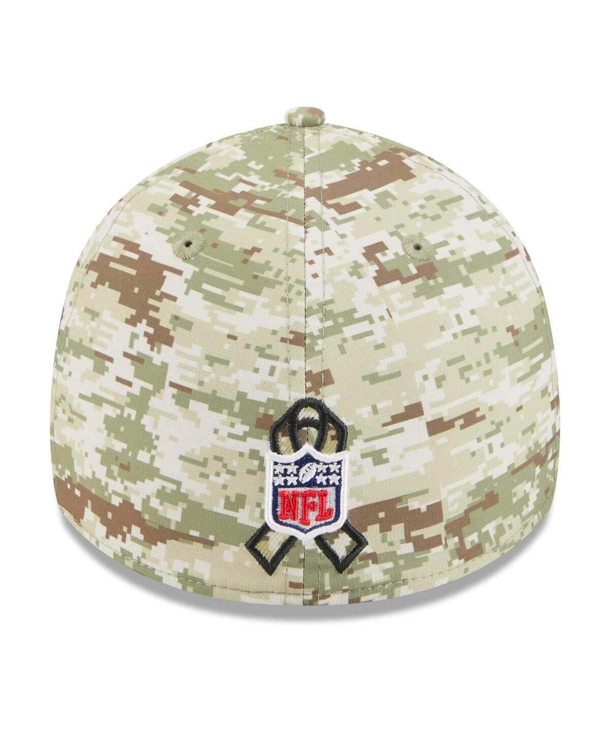 New Era Men's Camo/Dark Green England Patriots 2025 Salute to Service 39THIRTY Flex Hat