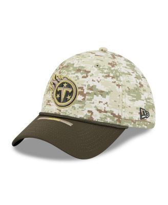Men's Camo/Dark Green Tennessee Titans 2025 Salute to Service 39THIRTY Flex Hat