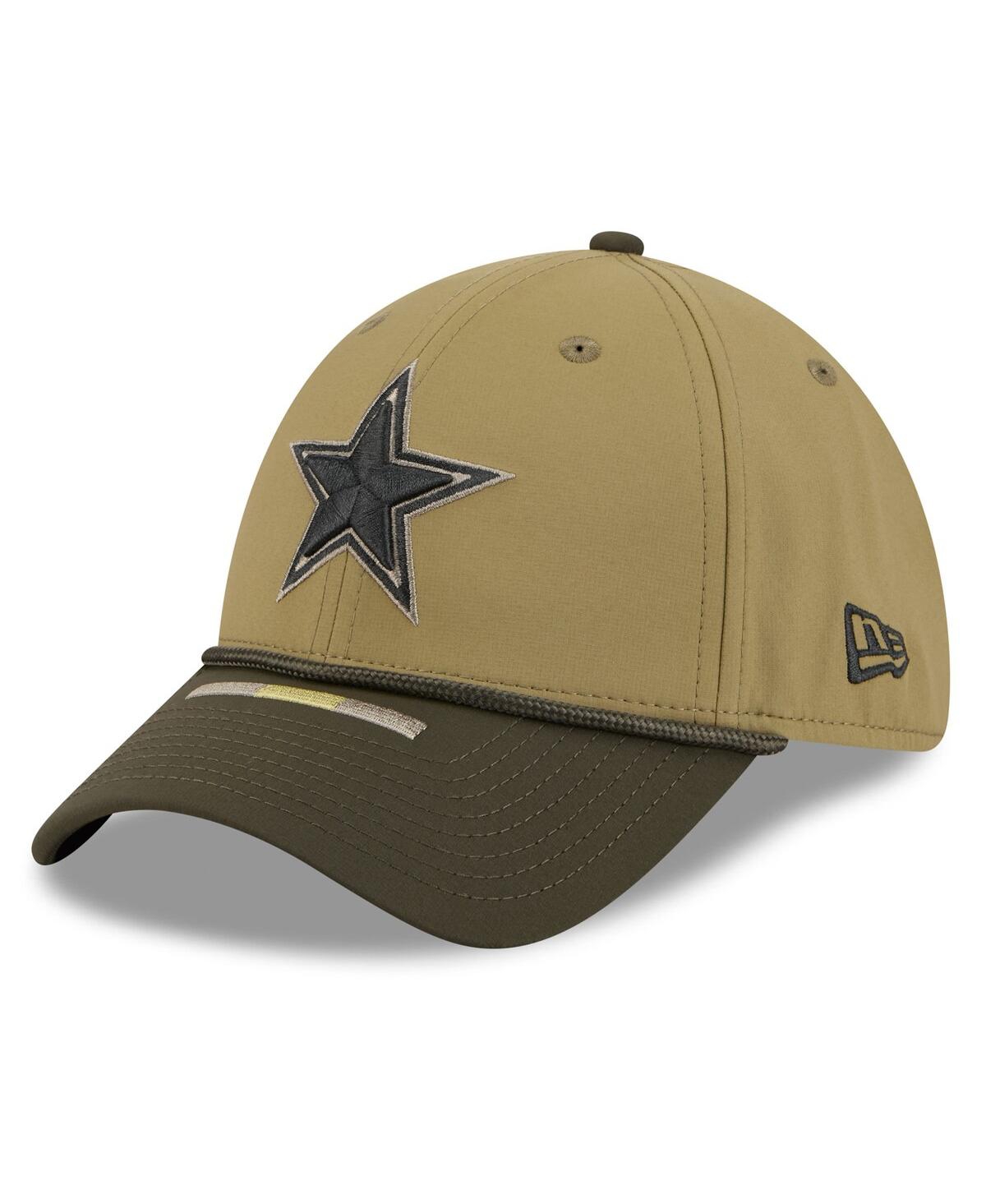 New Era Men's Green Dallas Cowboys 2025 Salute To Service 39thirty Flex Hat In Green