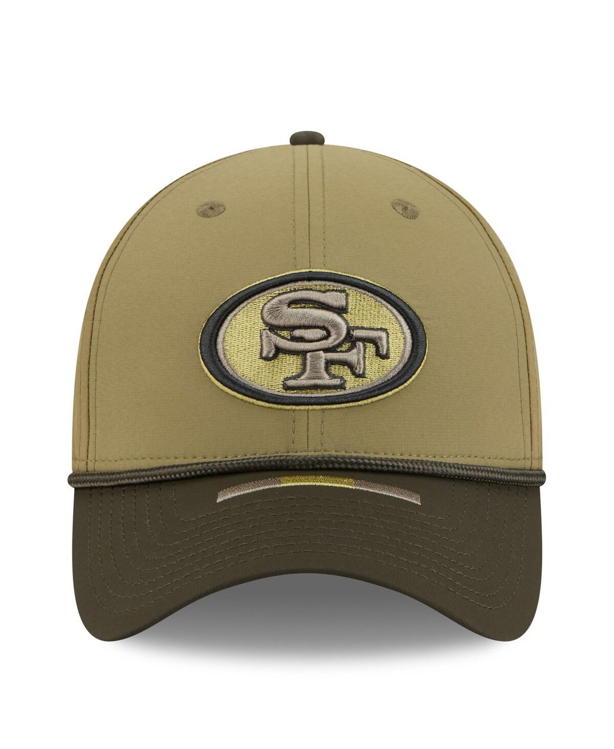 New Era Men's Green/dark Green San Francisco 49ers 2025 Salute To Service 39thirty Flex Hat In Green