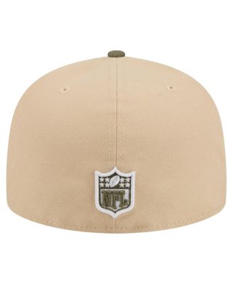 Men's&nbsp;Beige/Olive Miami Dolphins Color Pack A-Frame 59FIFTY Fitted Hat