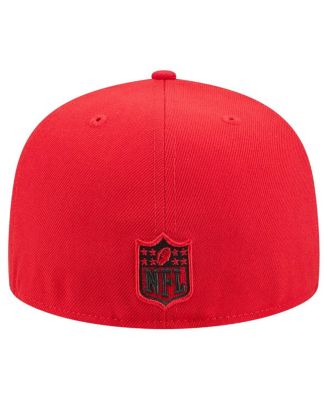 Men's&nbsp;Red Kansas City Chiefs Tri-Hit 59FIFTY Fitted Hat