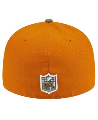 Men's&nbsp;Olive/Brown Las Vegas Raiders Two-Tone Color Pack Split Panel 59FIFTY Fitted Hat