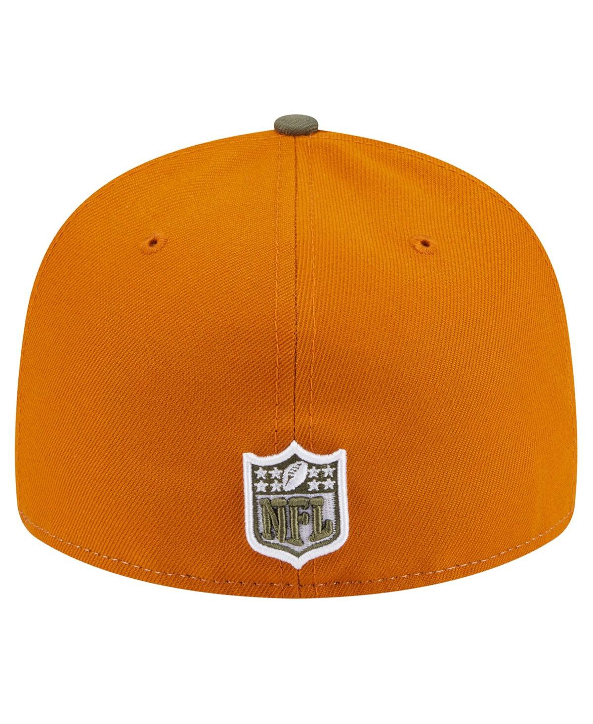 New Era Men'sâ Olive/brown Las Vegas Raiders Two-tone Color Pack Split Panel 59fifty Fitted Hat In Green