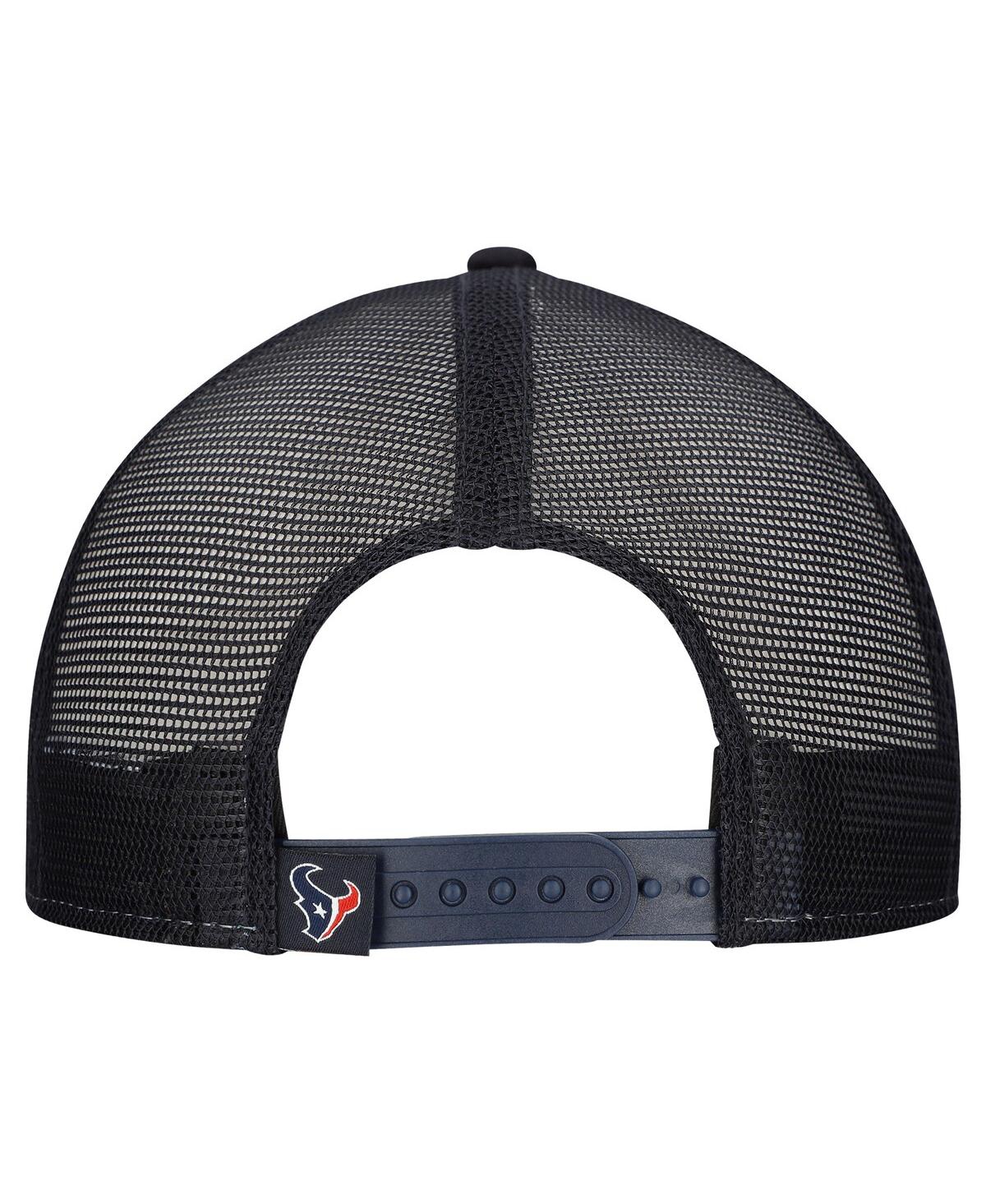 New Era Men's Red/Navy Houston Texans Outdoor Split Panel 9FIFTY Snapback Hat