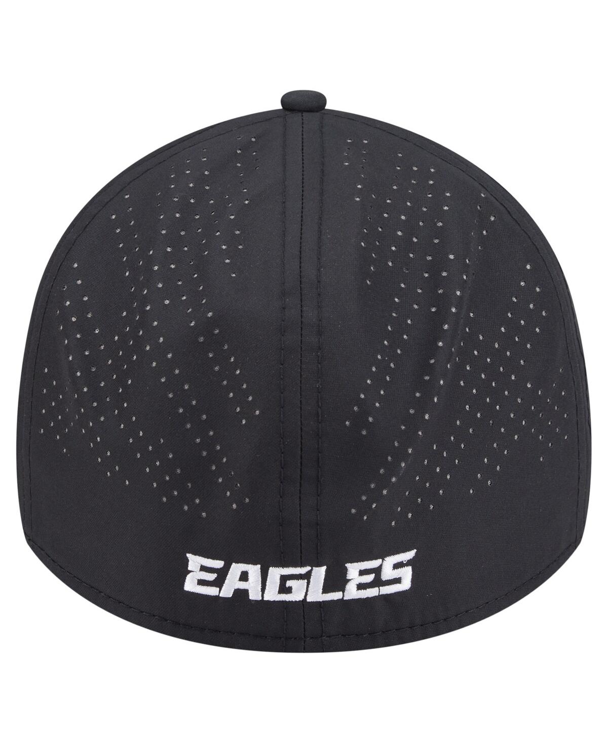 New Era Men'sâ Black Philadelphia Eagles Night 39thirty Flex Hat In Black