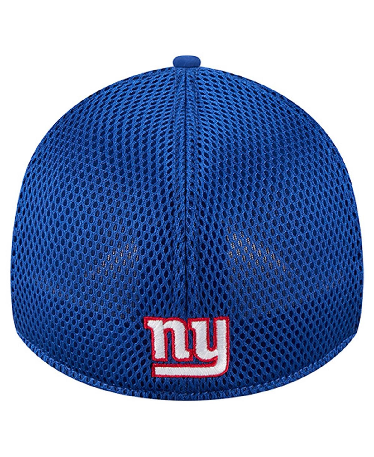 New Era Men'sâ Royal New York Giants Outline 39thirty Flex Hat In Blue