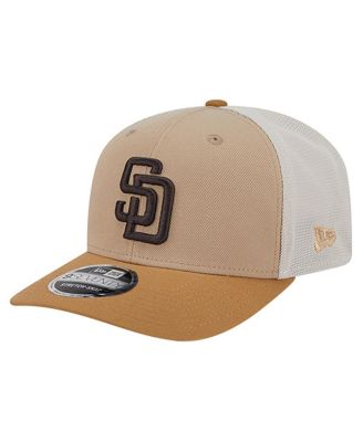 New Era - Men's Stone San Diego Padres 9SEVENTY Trucker Adjustable Hat