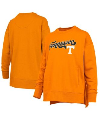 Pressbox - Women's Tennessee Orange Tennessee Volunteers Bonanza Chenille Harper Script Sweatshirt