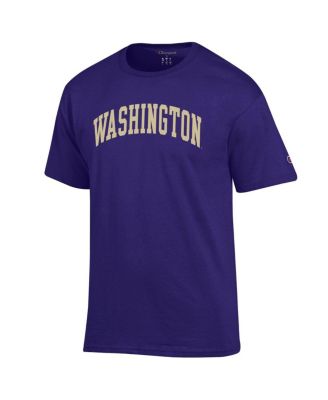 Men's Purple Washington Huskies Basic Arch T-Shirt