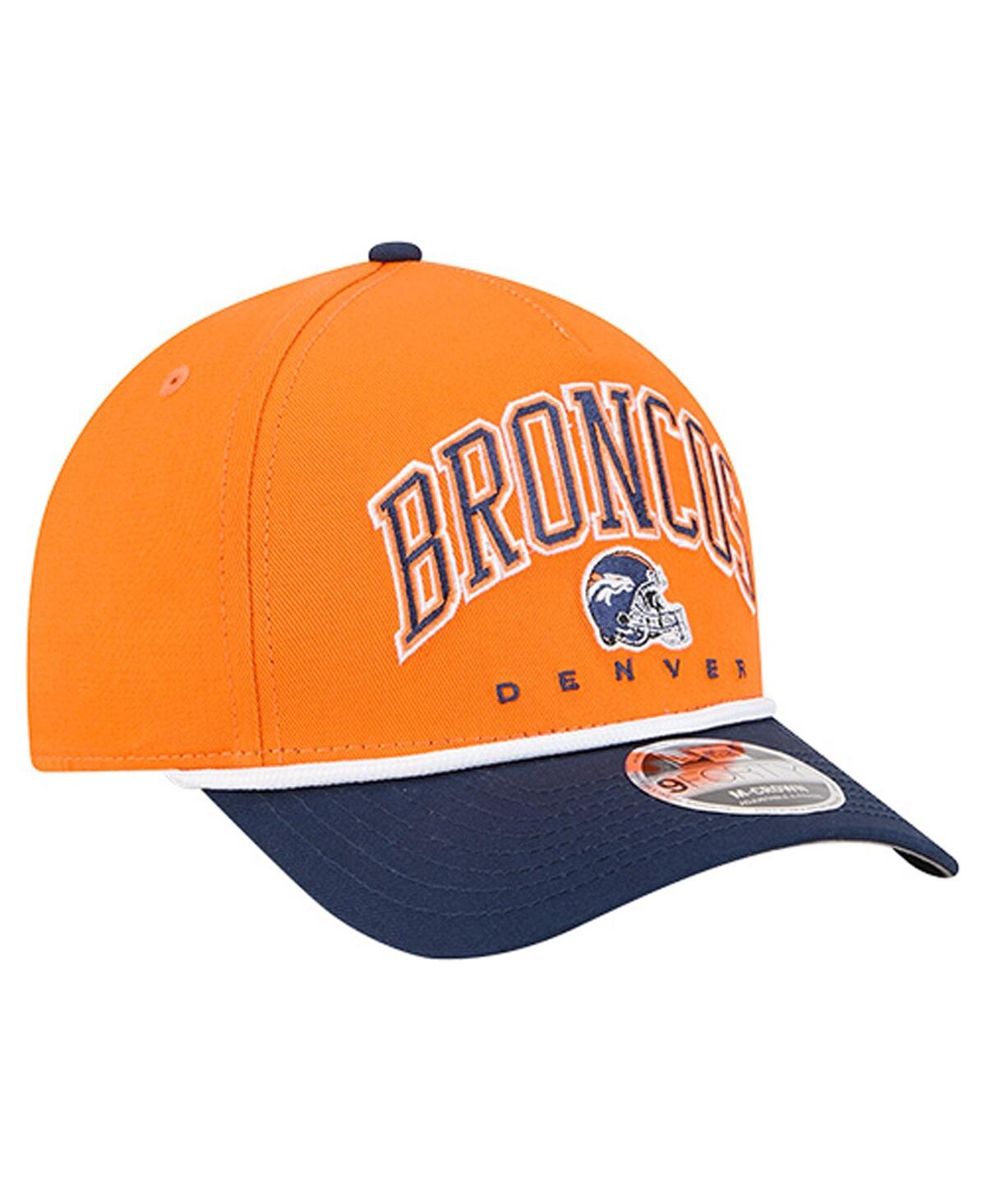 New Era Men'sâ Orange Denver Broncos Arch 9forty A-frame Adjustable Hat In Orange