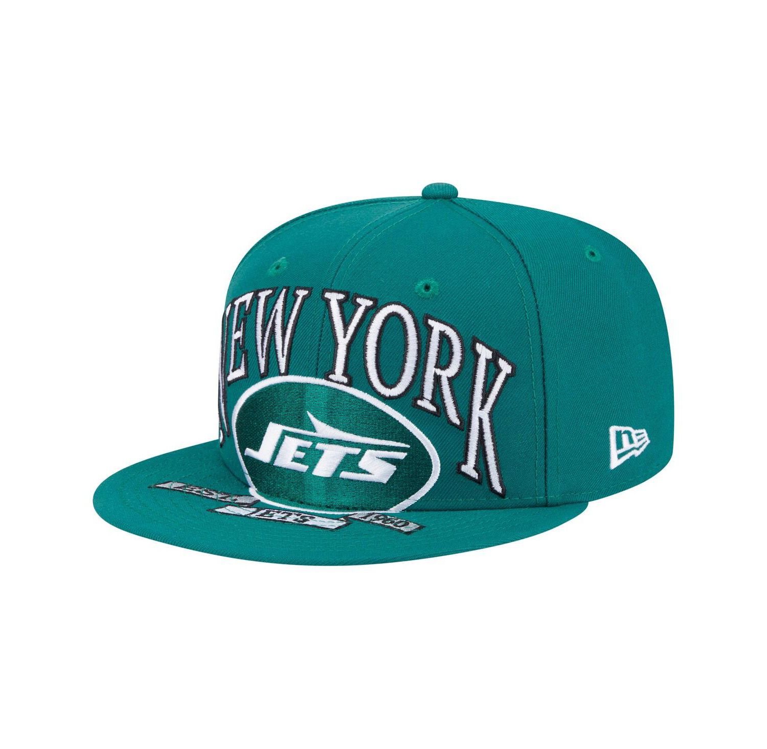 Men's Green New York Jets Oversized 59FIFTY Fitted Hat