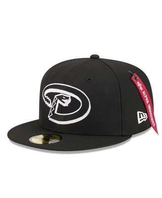 x Alpha Industries Men's Black Arizona Diamondbacks 59FIFTY Fitted Hat