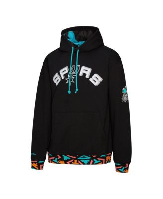 Mitchell & Ness Men's and Women's Black San Antonio Spurs Vintage