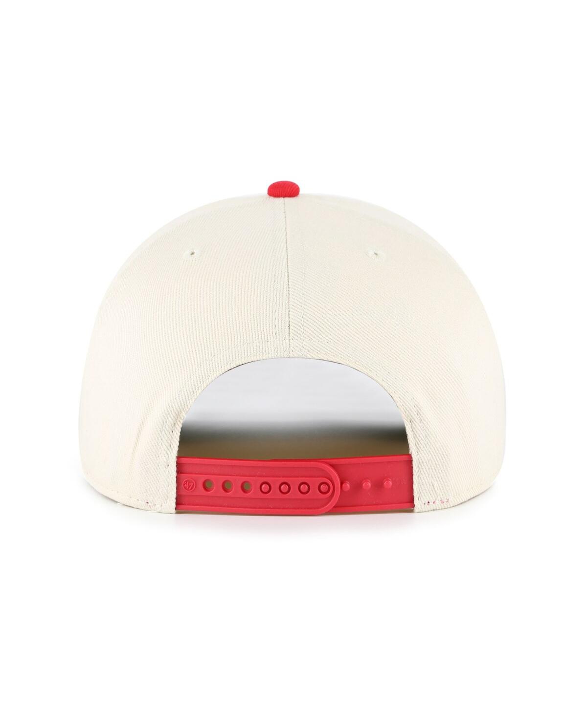 47 Brand Men's Cream/red Chicago Bulls Pomona Two-tone Rope Hitch Adjustable Hat In Multi