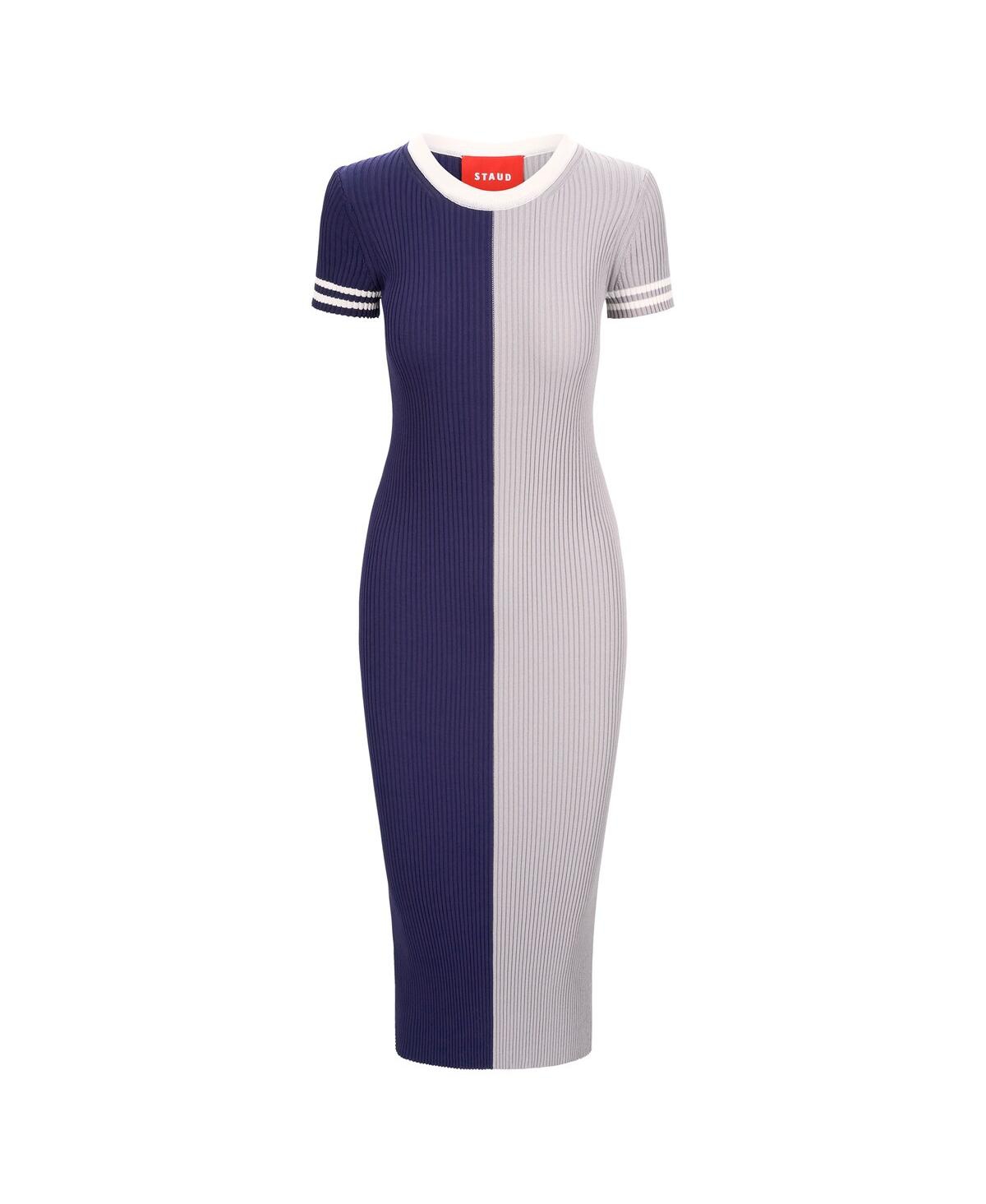 Staud Women's Navy/silver Dallas Cowboys Colleen Dress In Multi