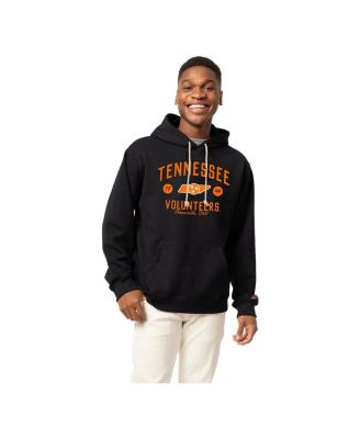 League Collegiate Wear - Men's Black Tennessee Volunteers Bendy Arch Essential Pullover Hoodie