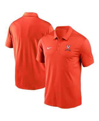 Nike - Men's Orange Virginia Cavaliers Victory Solid Performance Polo Shirt