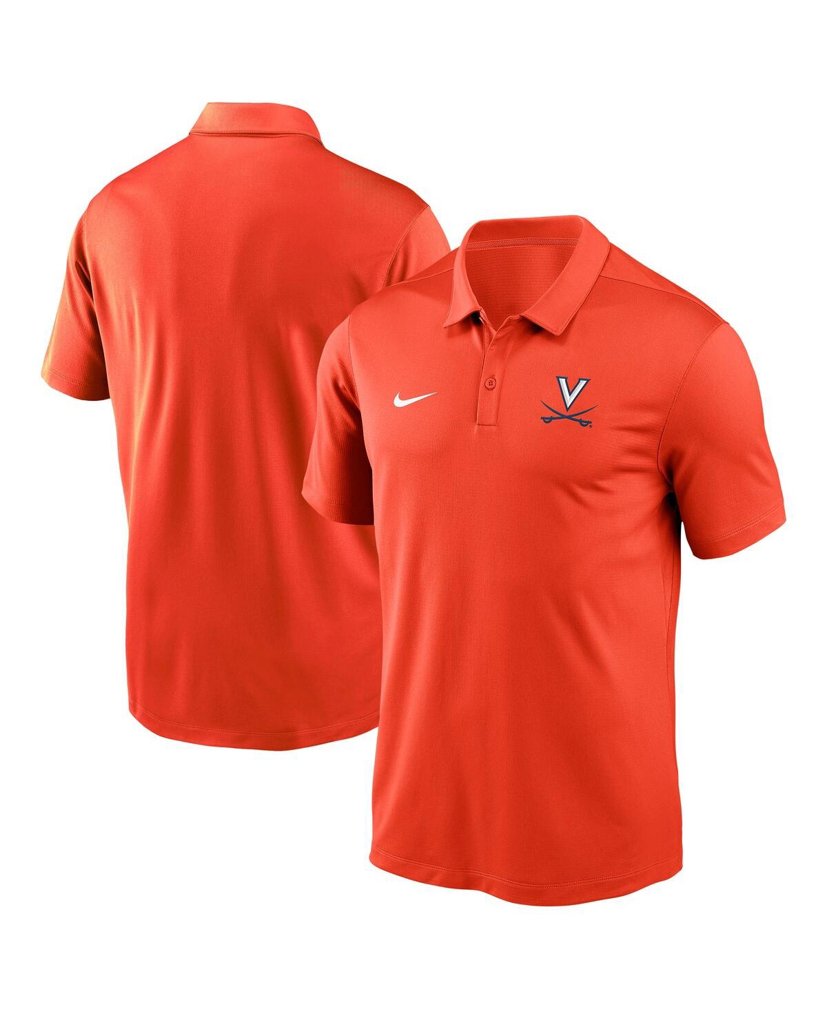 Nike Men's Orange Virginia Cavaliers Victory Solid Performance Polo Shirt