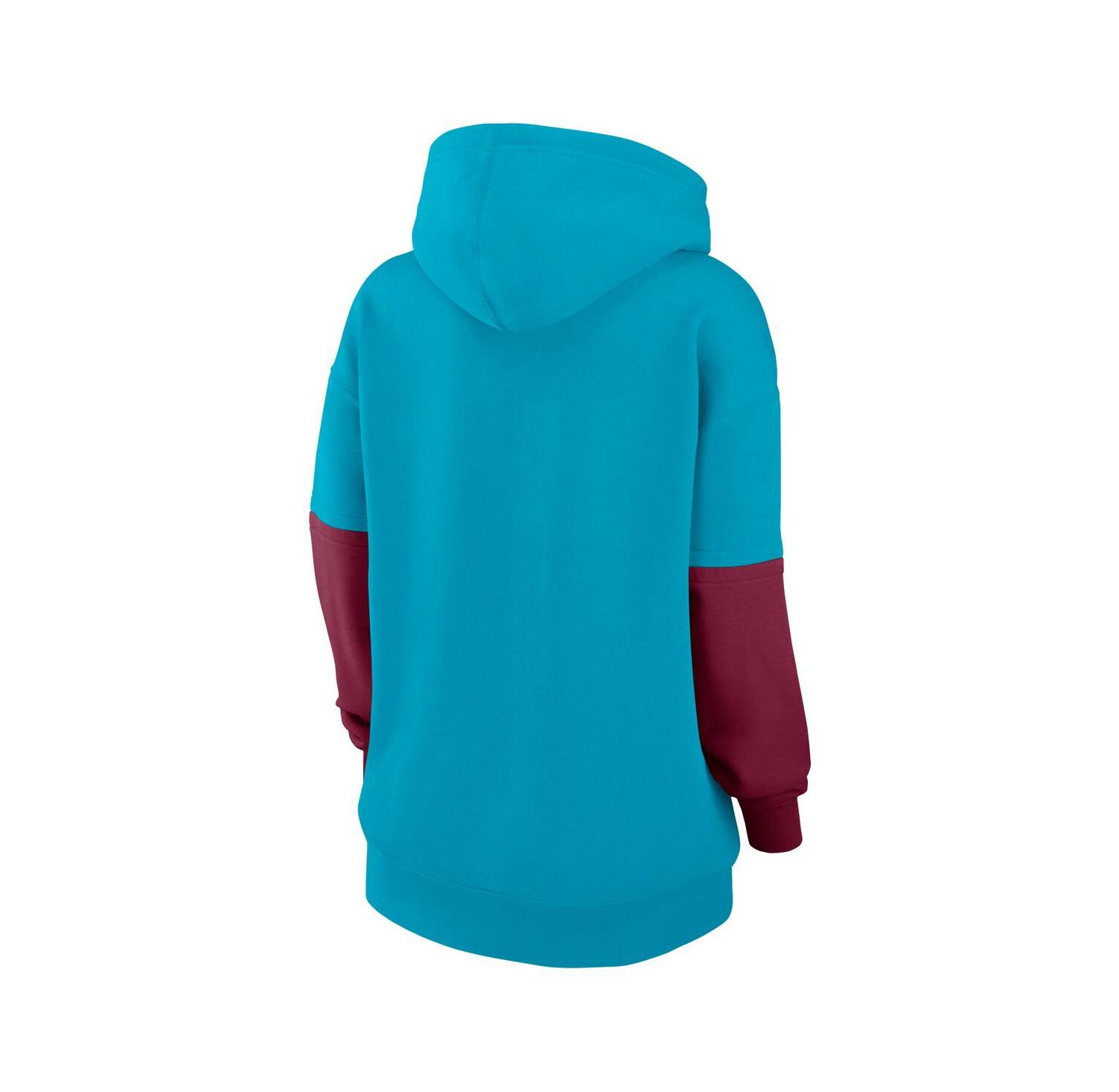 Women's Turquoise Florida State Seminoles Oversized Essential Fleece Hoodie