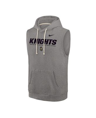 Men's Heather Gray UCF Knights 2025&nbsp;Sideline Standard Issue Sleeveless Hoodie