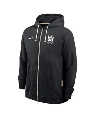 Men's Black LA28 Summer Olympics Standard Issue Dri-FIT Full-Zip Hoodie