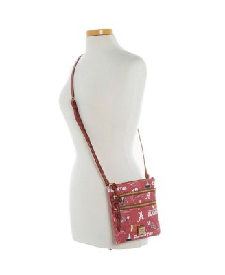 Alabama Crimson Tide Football Halftime Triple Zip Crossbody Bag