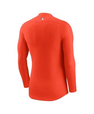 Men's Orange San Francisco Giants City Connect Base Layer Raglan Long Sleeve Performance T-Shirt