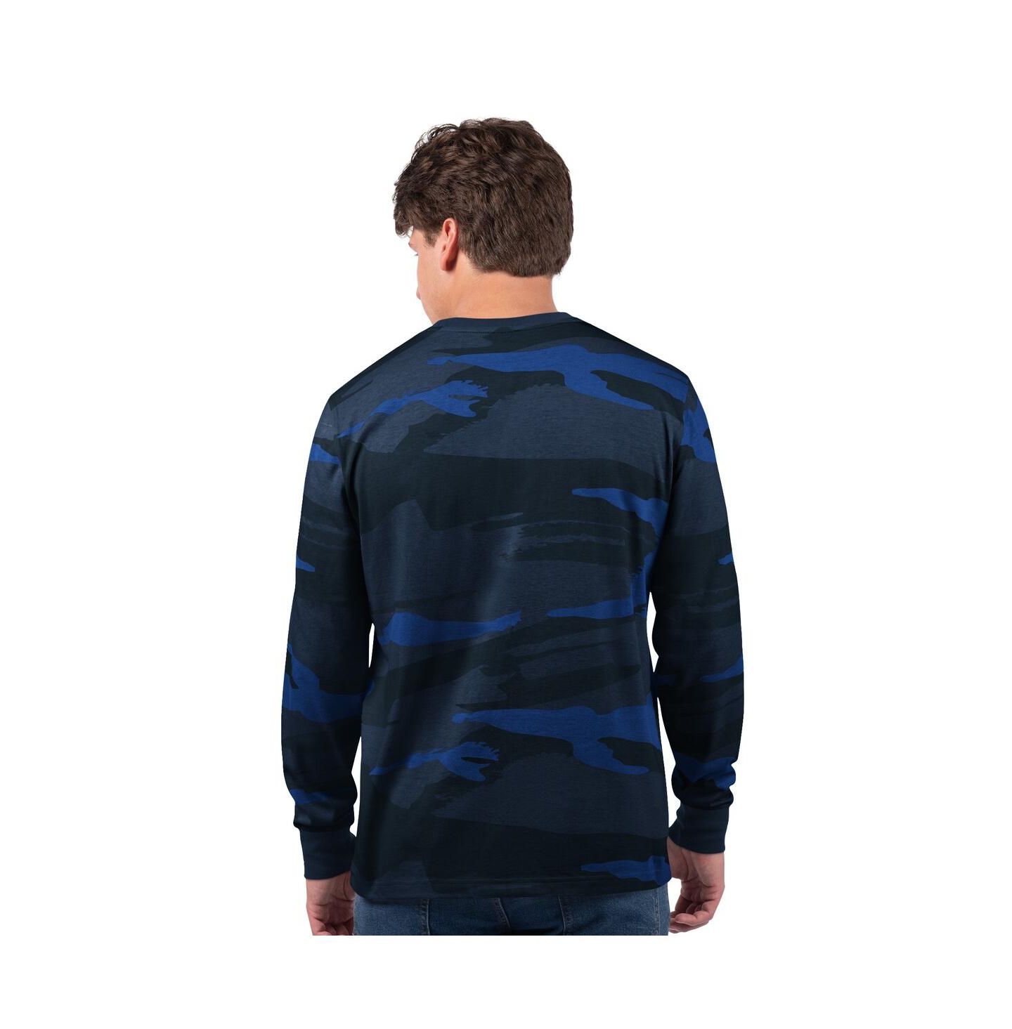 Мужская футболка Starter Navy Dallas Cowboys Thursday Night Gridiron Long Sleeve — фото 2