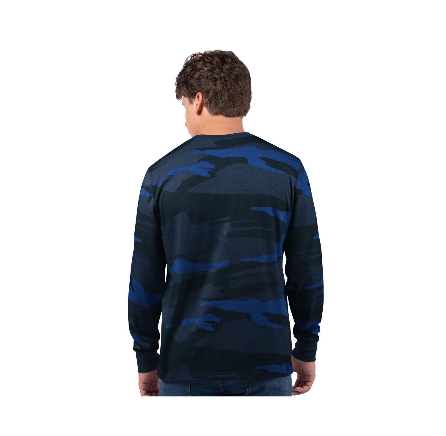 Men's Navy Dallas Cowboys Thursday Night Gridiron Long Sleeve T-Shirt