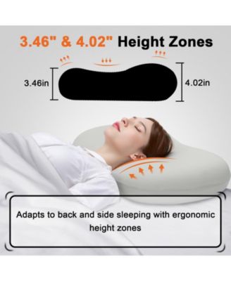 Memory Foam Sleep Pillow Orthopedic Contour Cervical Neck Support