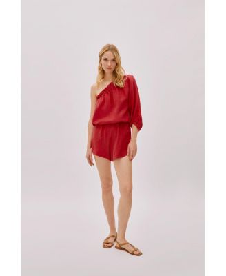 Women's Labeca London Capri Linen Shorts