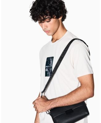 Men's Heavy Jersey Center Chest Grid Box T-Shirt