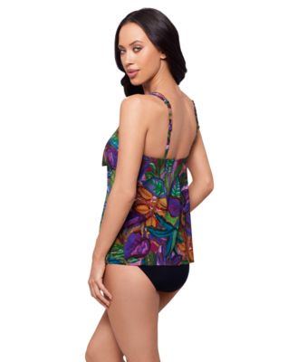 Women's Printed Cactus Flower Pareo Top