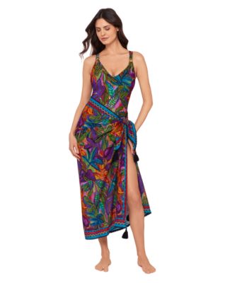 Magicsuit - Women's Printed Full-Coverage Cactus Flower Akikio Tankini Top