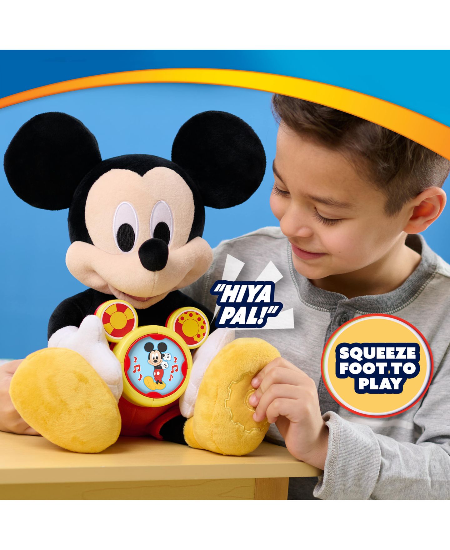 Детская мягкая игрушка Mickey Mouse Oh, Toodles! Interactive Plush Toy — фото 3
