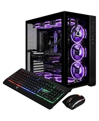 SET Liquid Cooled Gaming Desktop Computer, Intel Core i9-14900KF 3.2GHz, 64GB RAM, 2TB SSD + 6TB HDD, NVIDIA GeForce RTX 5070 12GB, Windows 11