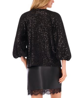 Vince Camuto Women's V-Neck Raglan Top