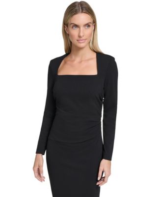 Women's Long Sleeve Midi Dress