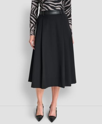 DKNY - Women's Pleated Midi Skirt