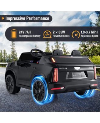 24V Ride on Truck 2-Seater Licensed Cadillac with Remote Control